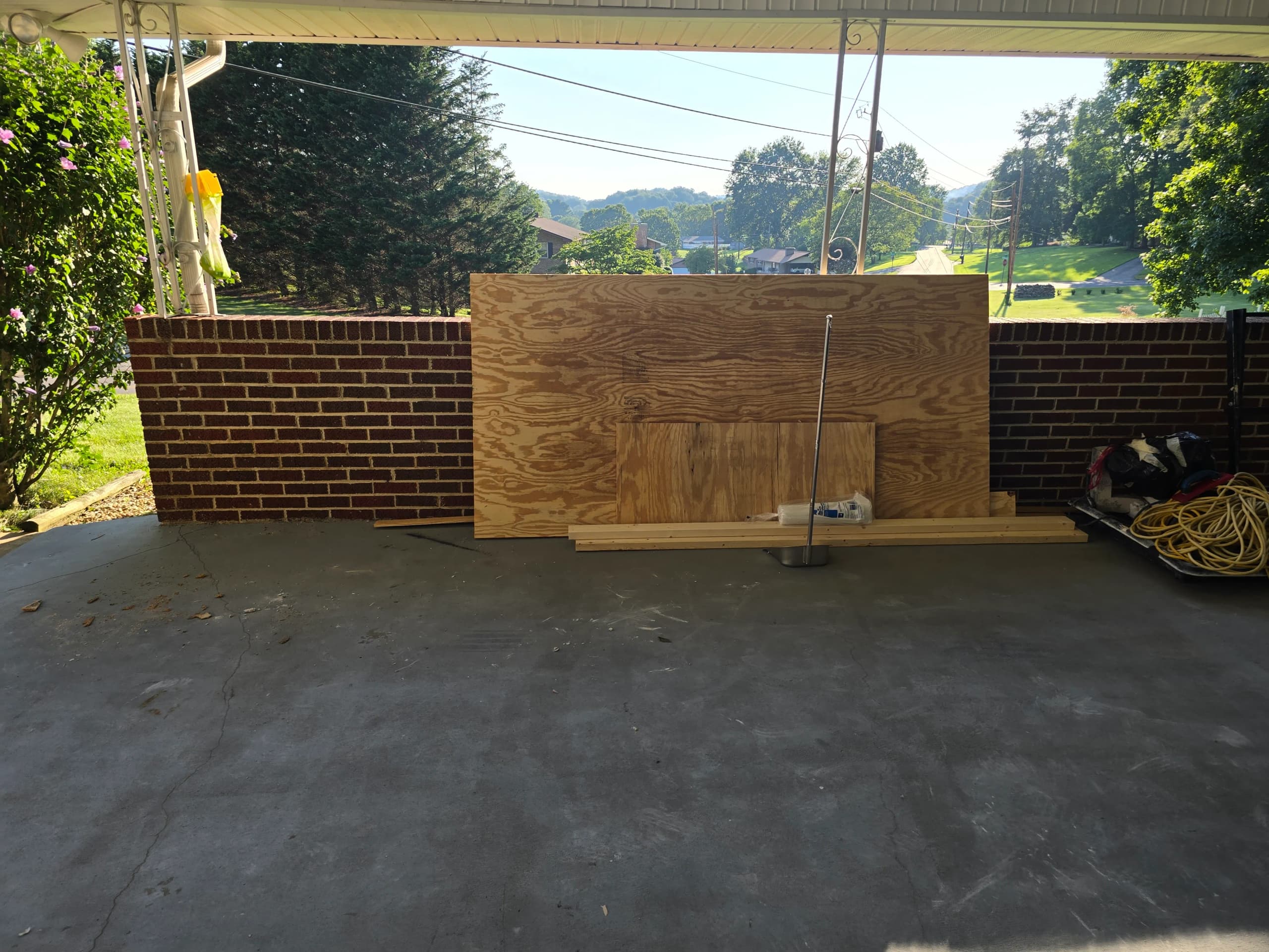 Area cleared after construction debris removal in Bristol, TN
