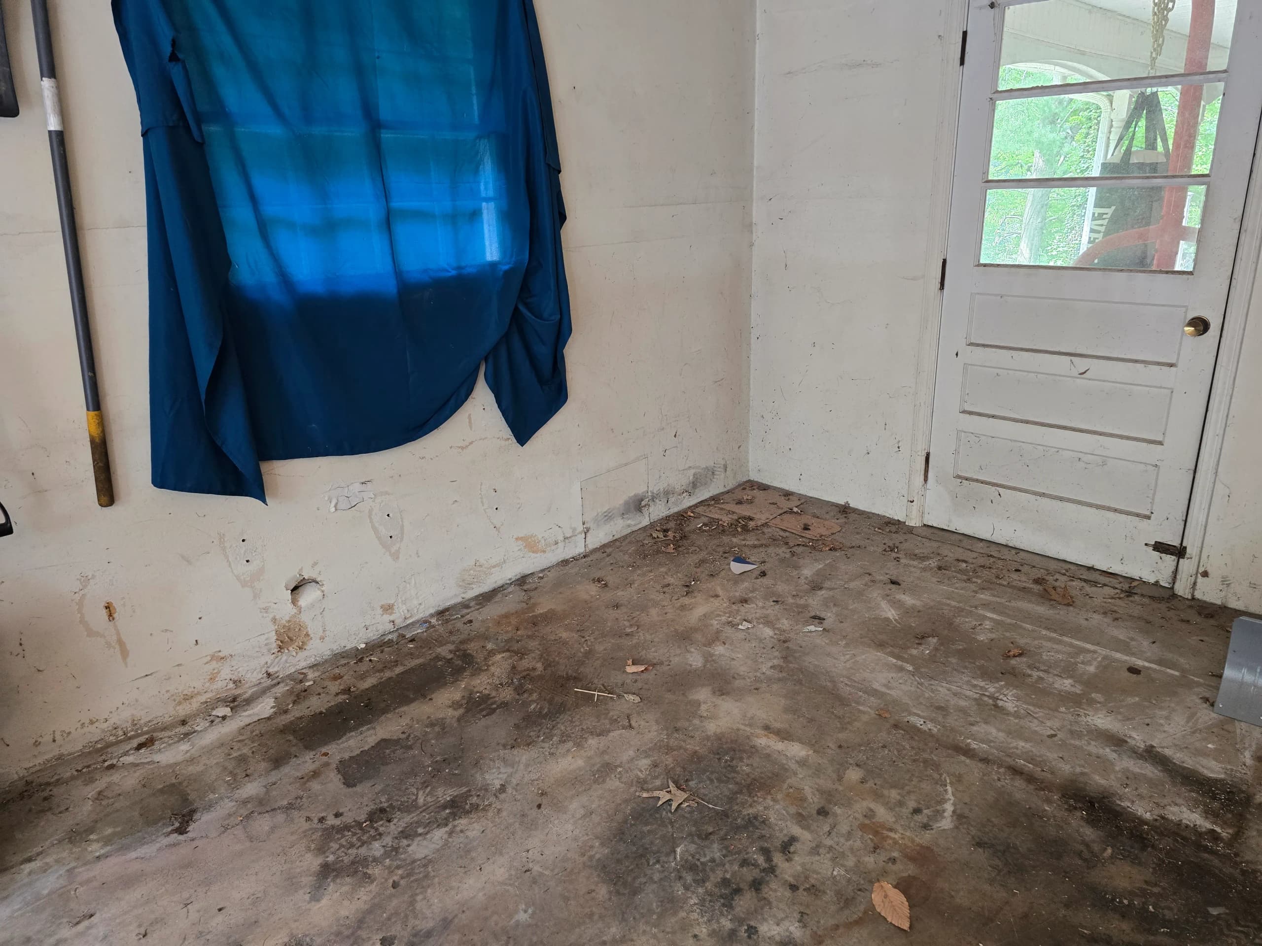 Cleared garage after junk removal by Kraken Junk Removal