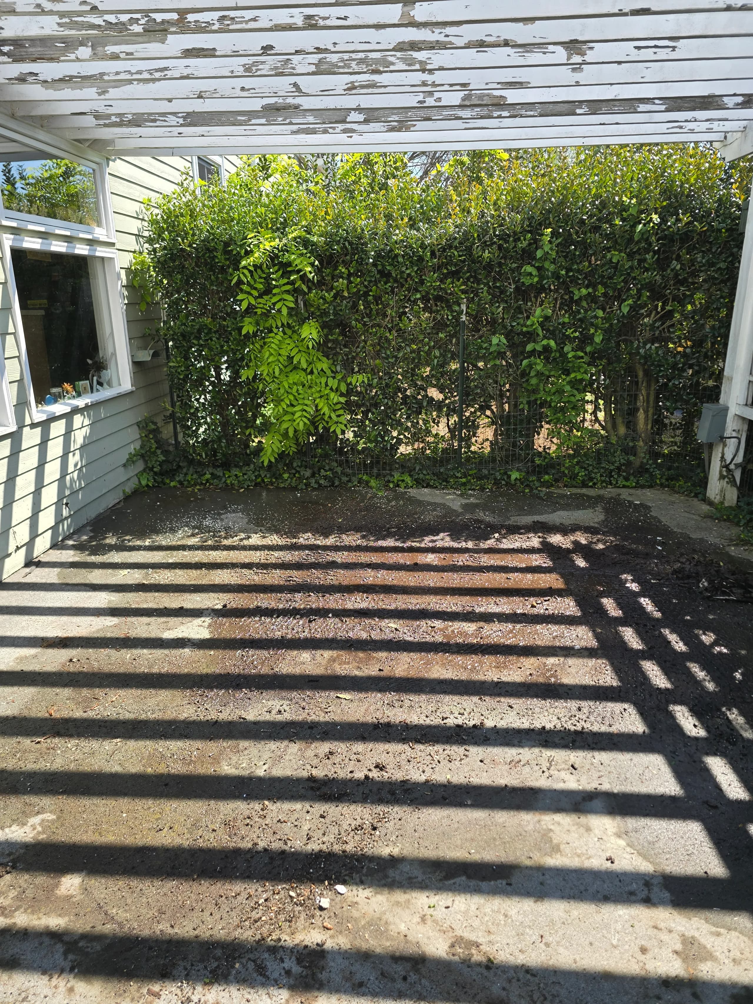 Wooden deck after hot tub removal in Johnson City, TN