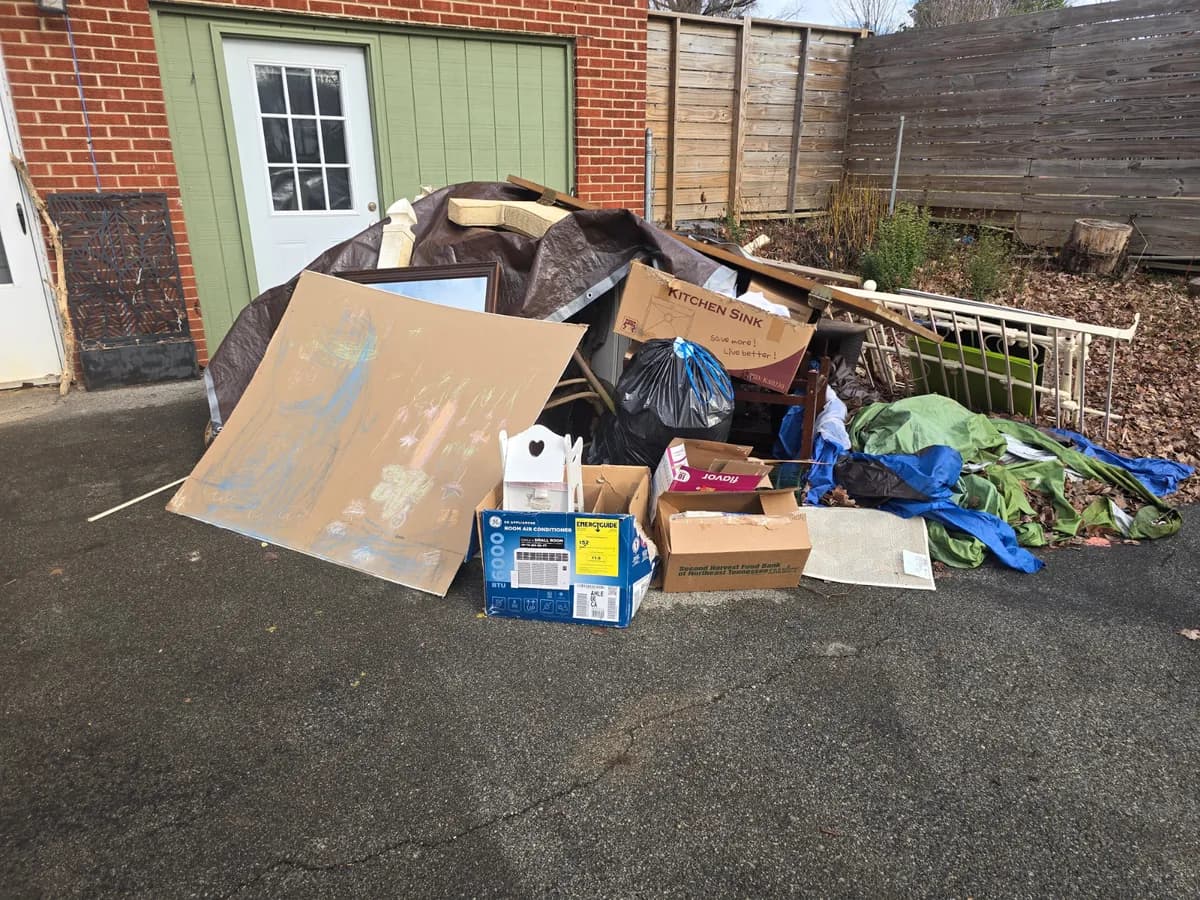 Household contents during an estate cleanout by Kraken Junk Removal