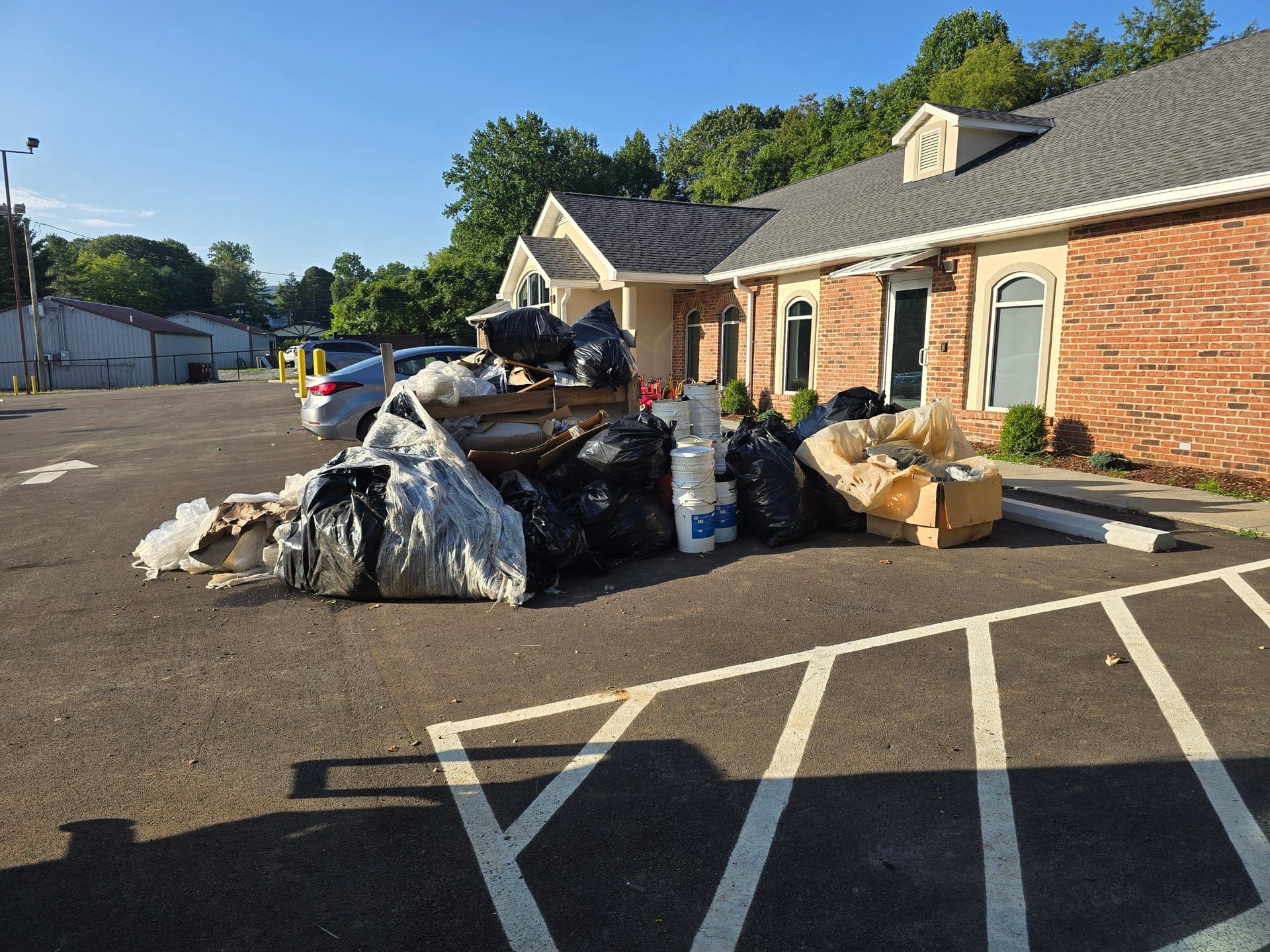 Large commercial property cleanout in Johnson City, TN