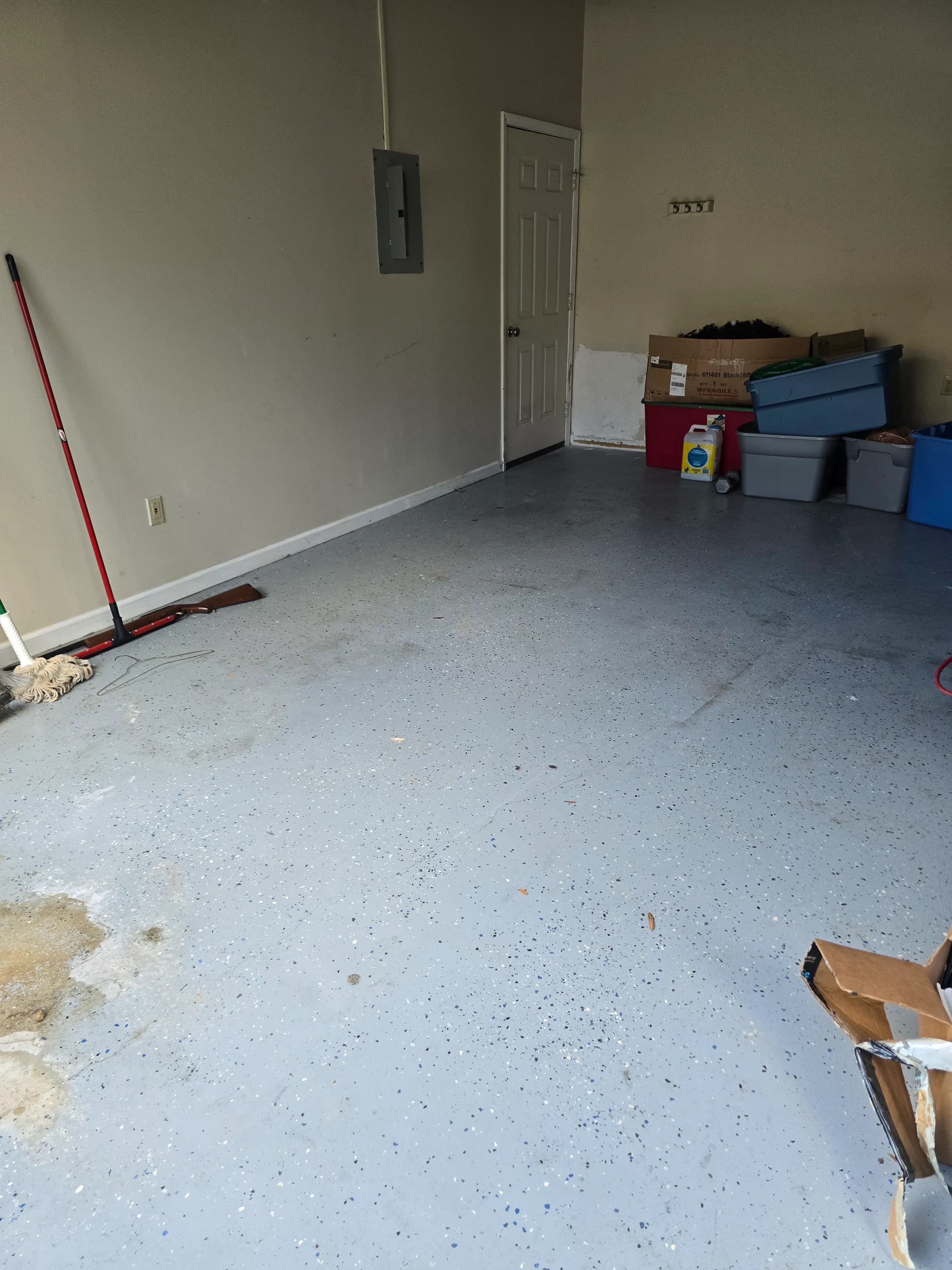 Cleared garage after junk removal by Kraken Junk Removal