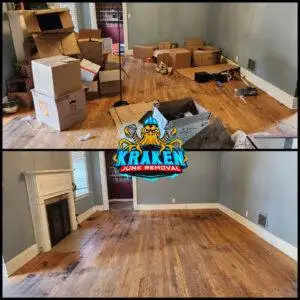 Professional home cleanout services in Jonesborough, TN, by Kraken Junk Removal, offering eco-friendly and efficient junk removal solutions.