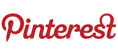 Pinterest logo, representing the social media platform used for saving and discovering new interests by posting images or videos.