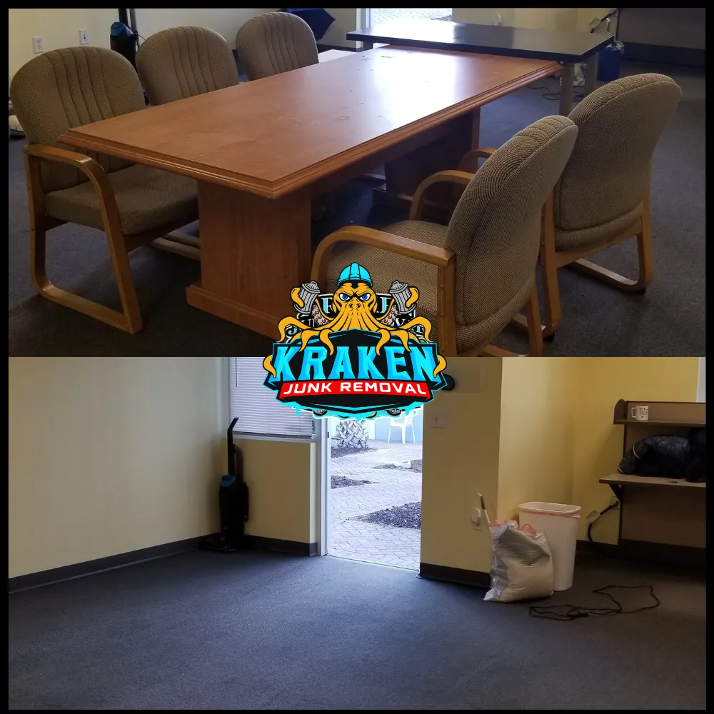 Efficient cleanout services by Kraken Junk Removal in Tri-Cities, TN, tailored for residential and commercial properties.