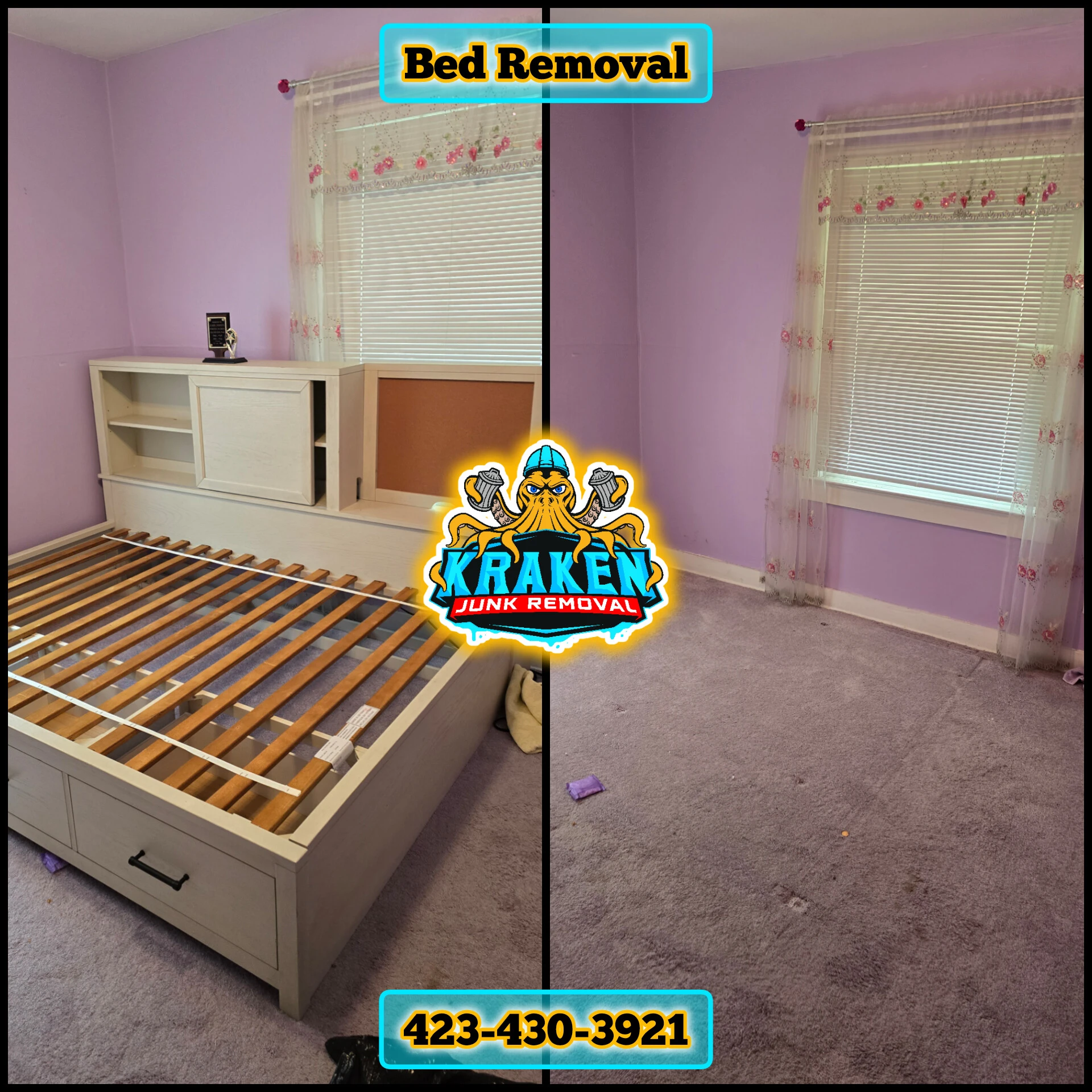 Bed Frame Removal Tri-Cities, TN