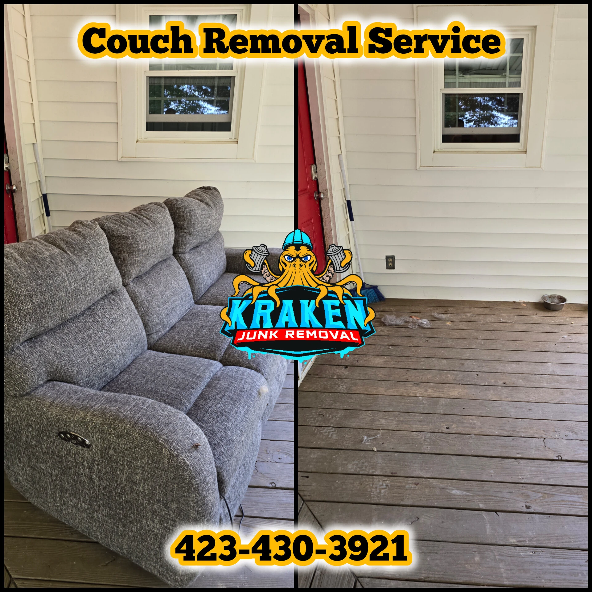 Couch removal service near me