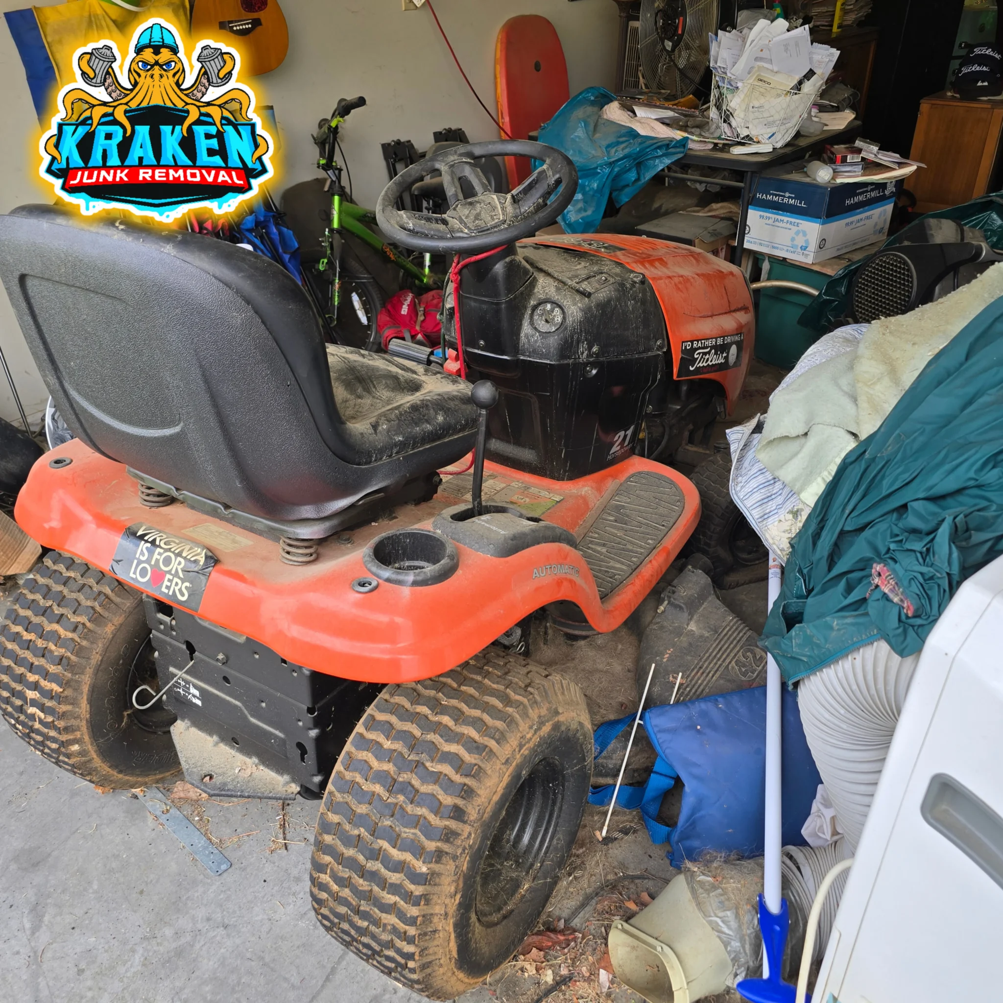 Get Rid of Old Lawn Mower