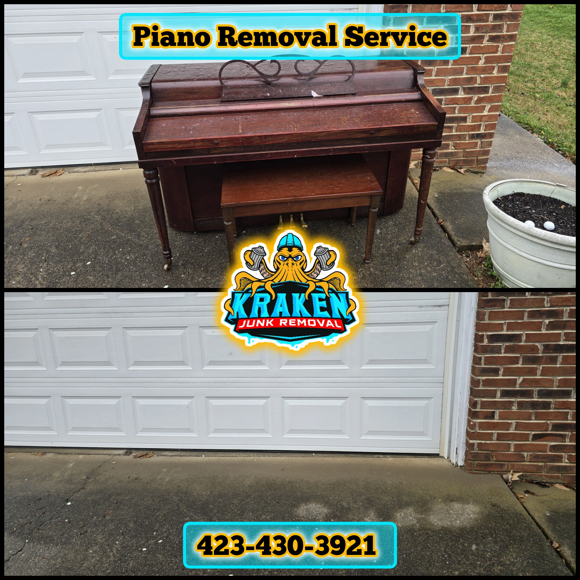 Piano Removal Kingsport, TN